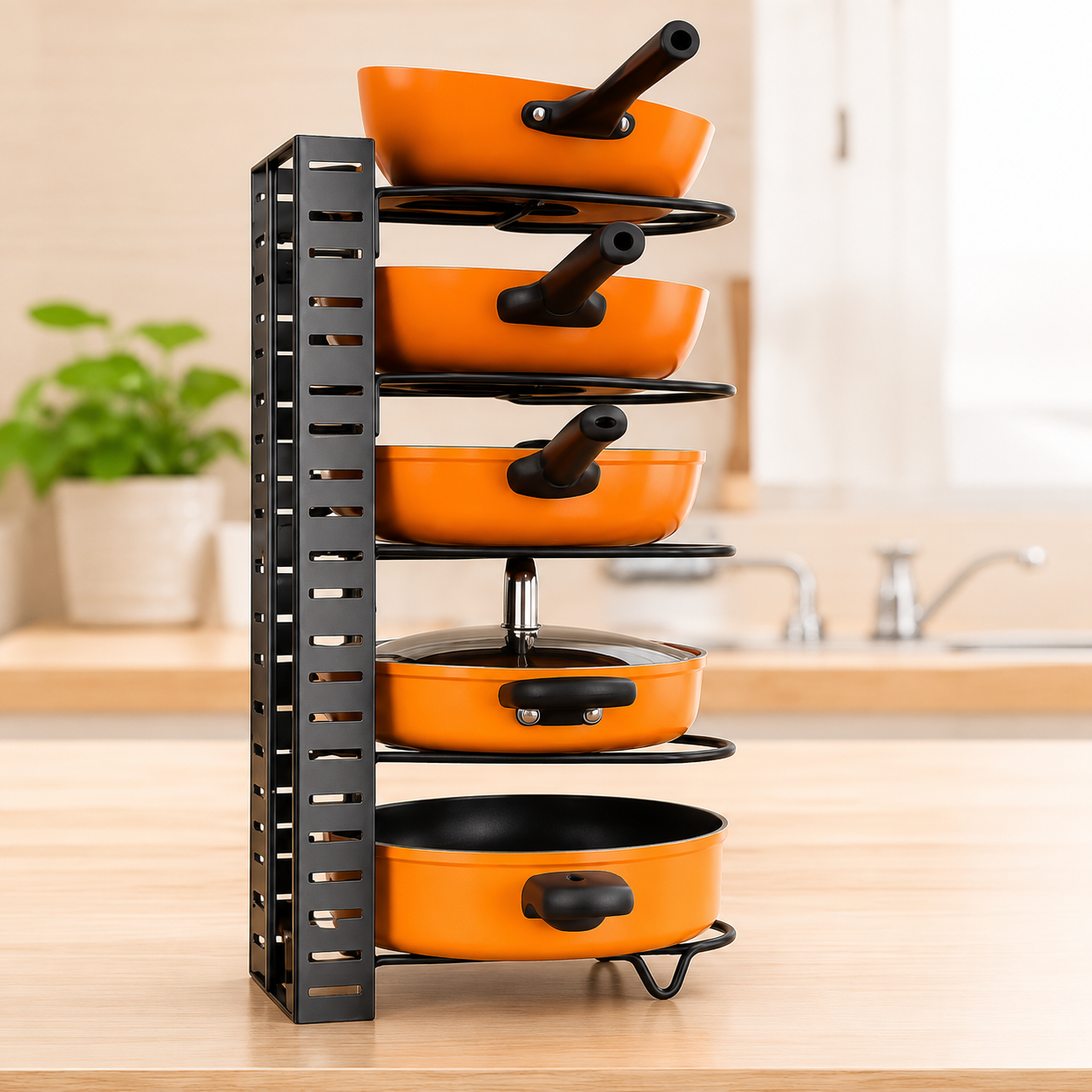 Organizador de Ollas Expandible CLAPA™ | Ordena tu Cocina y Ahorra Espacio