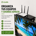 Soporte para Decodificador y Router CLAPA™ | Ordena tus Cables y Ahorra Espacio