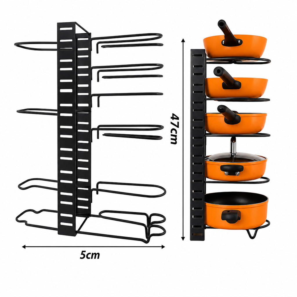 Organizador de Ollas Expandible CLAPA™ | Ordena tu Cocina y Ahorra Espacio