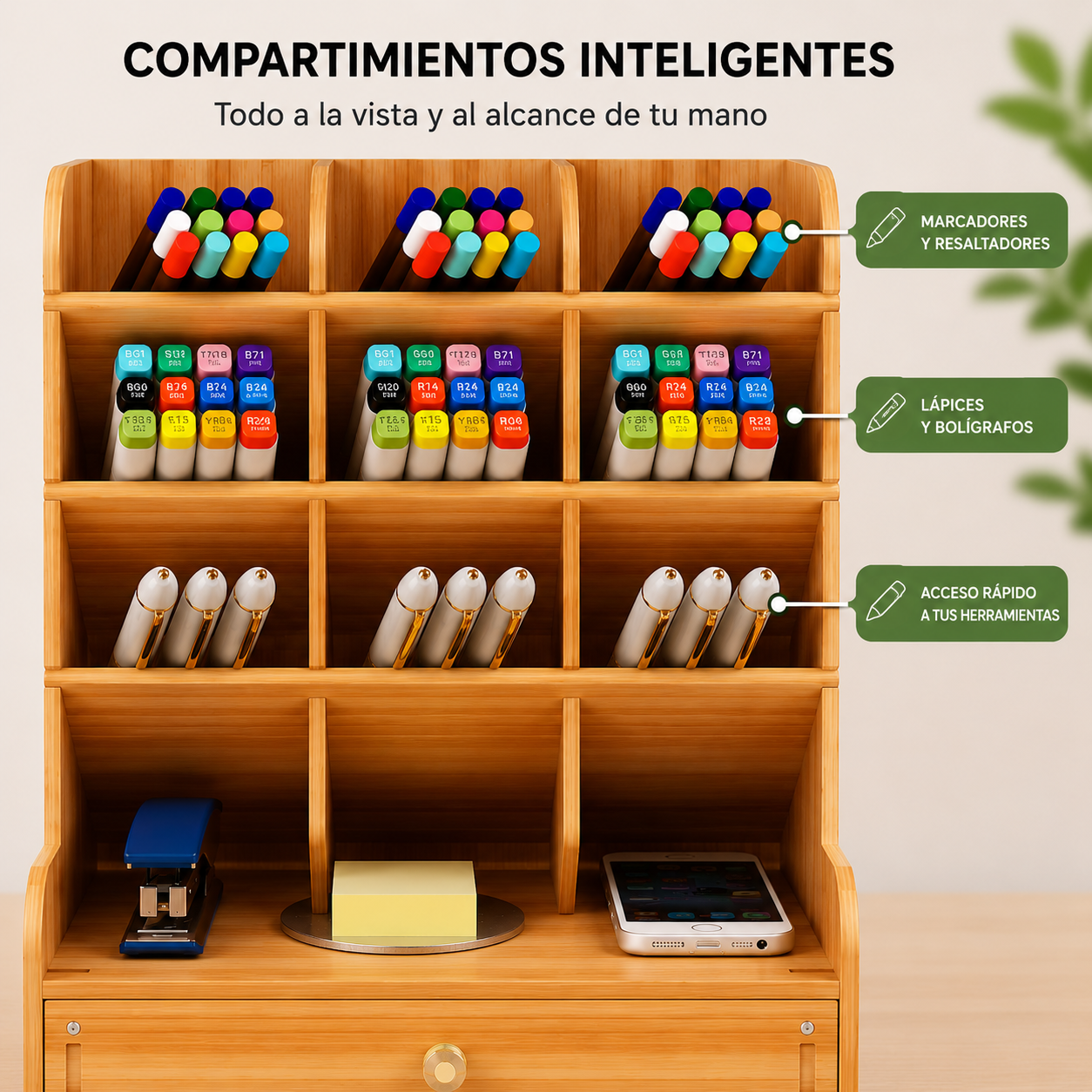 Organizador De Escritorio Multifuncional CLAPA™ | Ordena Y Optimiza Tu Espacio