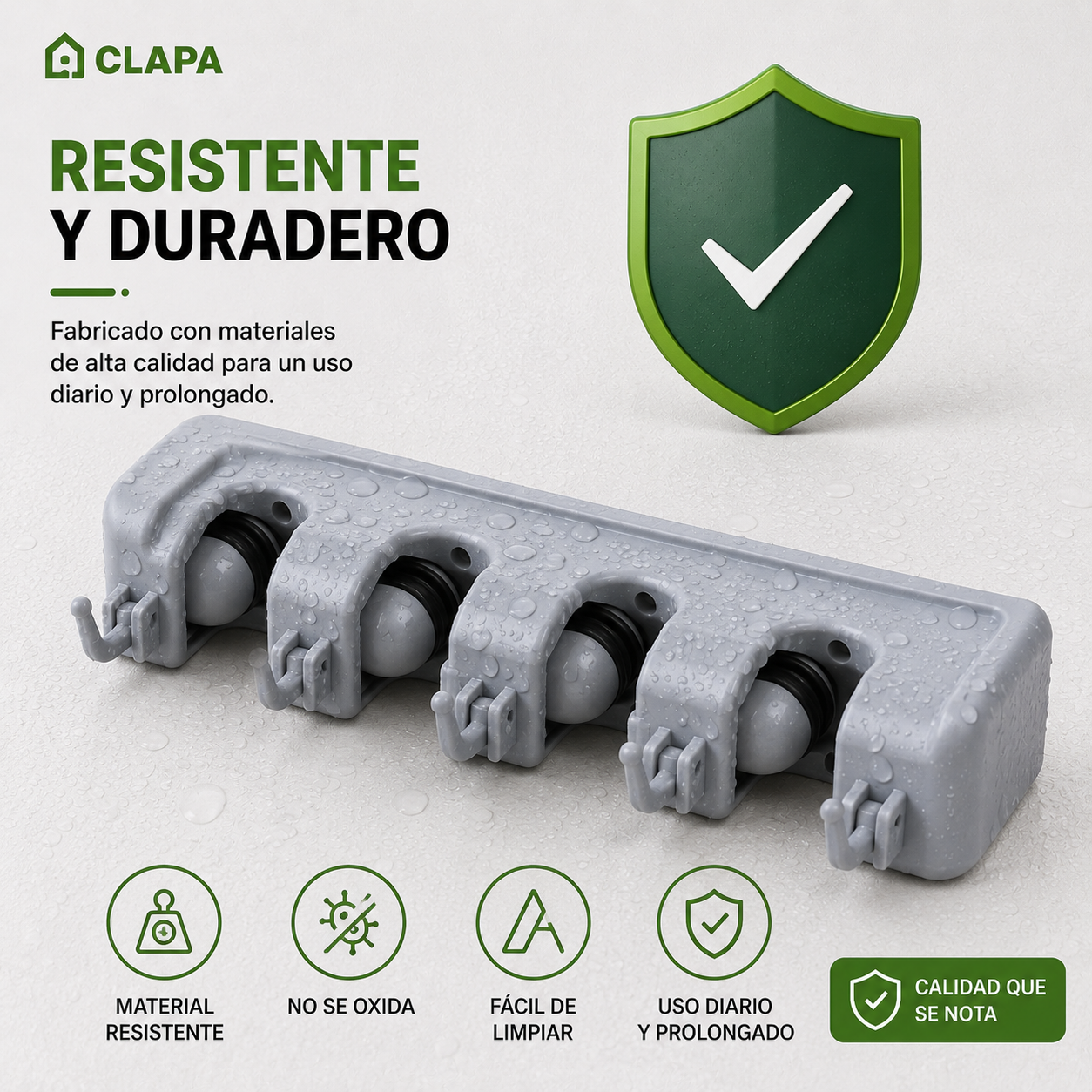 Organizador de Escobas y Herramientas CLAPA™ | Ahorra Espacio y Mantén Todo en Orden