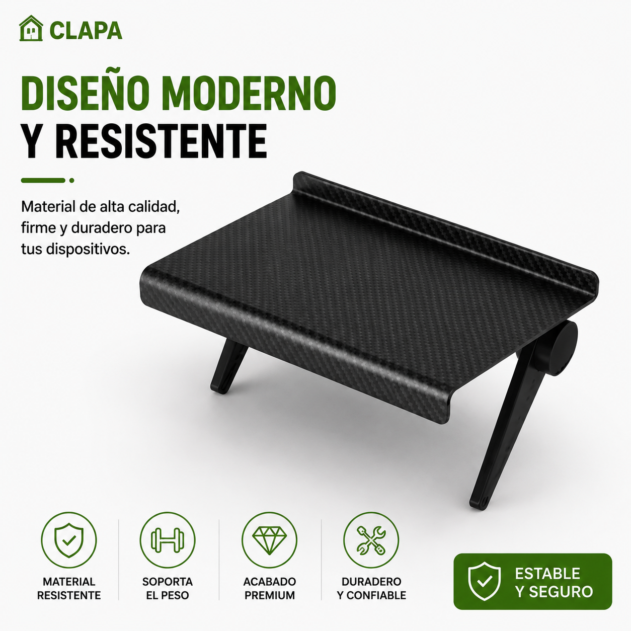 Soporte para Decodificador y Router CLAPA™ | Ordena tus Cables y Ahorra Espacio